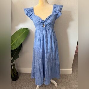 Universal Thread Light Blue Midi Dress